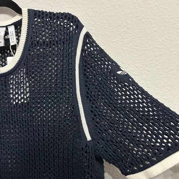 NEW Adidas x Wales Bonner Knit Tee Night Indigo & Wonder White Sz XL Urban Luxe - Picture 8 of 14